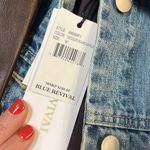 New Blue Revival Helen Blazer – Chocolate Unreal Leather sz Medium Brown Photo 2