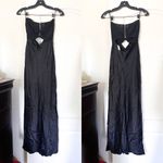 Bec & Bridge Dress Halle Strapless Cutout Maxi Wedding Black Tie Black 4 GUC Photo 2