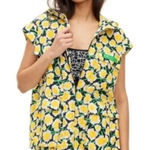 Diane Von Furstenberg  X Target Women’s Small Poppy Short Sleeve Hooded Vest Photo 0