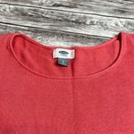 Old Navy 3/4 Length Sleeve Pullover Sweater Salmon Coral Small S SM Scoop Crew Photo 4