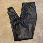 Spanx Faux Vegan Leather Black Joggers 20283R Size XL Photo 8