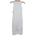 CUSHNIE ET OCHS ELITE IVORY WHITE SLEEVELESS BODYCON KNIT WHITE DESIGNER… Size M Photo 3