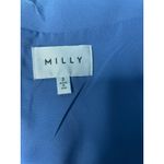 Milly  Blue‎ Square Neck Spaghetti Strap Criss Cross Back Mini Dress Size 2 Photo 3