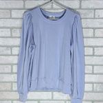 Sundry Puff Shoulder Sweatshirt in Soft Orchid Size 2=M Photo 2