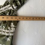 Inspired Hearts Dress Milkmaid Y2k Medium Floral‎ Maxi Cottagecore Puff Sleeve Green Photo 7