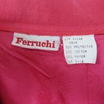 90s Vintage Ferruchi Hot Pink Skirt Suit Set Blazer & A Photo 3