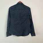 J.Crew  |Navy and Silver Casual “Perfect”Button Down Shirt sz4 Photo 3