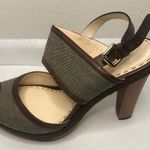 Coach  Daria Platform Sandals Heels Olive Green 9B Photo 0