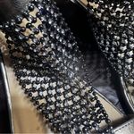 Thalia Sodi  Gold-Tone Rhinestone Wedges 8.5 Photo 2