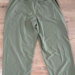 Athleta Brooklyn heights high rise wide leg trouser eucalyptus olive green sz 22 Photo 10