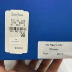 Hadleigh’s AUTHENTIC Navy and Orange Embroidered Loafers Blue Size 9 Photo 8