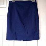 EXPRESS Blue Pencil Skirt Mid-Rise Dress Skirt for Work or Office  Size 6 Photo 2