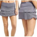 Athleta  Swagger Skirt Tennis skort NAVY Striped Photo 1