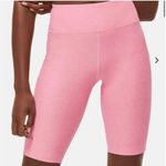 Outdoor Voices  pink high waist biker athletic shorts size small Photo 0