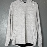 Heather Gray Pullover Hoodie Medium Fit Casual Activewear Sweatshirt Black Photo 0