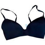 Victoria's Secret  Black Tshirt Bra 32D Womens Lightly Lined Wireless Photo 0