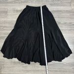 Denim & Supply Ralph Lauren Black Rare Bohemian Maxi Retro Ruffled Skirt Sz S Photo 8