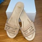Fendi Logo Leather Sandals *FLAWED** Photo 0