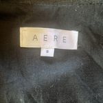 AERE button down long sleeved 100% linen dress. Size 8 Black Photo 4