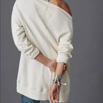 Pilcro Anthropology  Cream Women's off the shoulder Sweater Photo 1