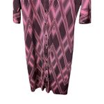 Vintage Wanted Clothing Y2K Retro Button Front MIDI Dress Size M Pink Size M Photo 2