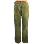 CHAPS Green Corduroy High Rise Flared Leg Bootcut Velvet Trouser Jeans Pants 4 Photo 2
