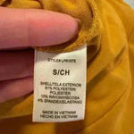 Women’s Yellow Strapless Have Romper Photo 5