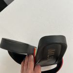 Melissa MLSA  3D rainbow stripe slides made in Brazil Size 6 Photo 4