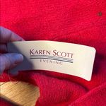 Karen Scott Vtg  Holiday Sweater Beaded Silk Angora Blend NWT Size Large Photo 5