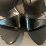 Etienne Aigner  Black wedge heel‎ sandals 10M Photo 7