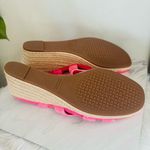 Cole Haan Crystal Wedge Leather Espadrille Strap Sandal, Pink, Size 9, NWOB Photo 12