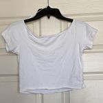 Ambiance Apparel 35  White Crop Top Photo 2
