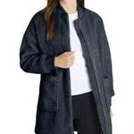 Eddie Bauer Women's Oversized Sherpa Fleece Parka Jacket COAT Dark Gray Size XL Photo 0
