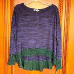 True Freedom  Top Long Sleeve Navy Shirt Womens S Photo 1