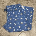 Old Navy Mid-Rise Printed Flannel Pajama Pants NEW Bears That Sleigh 3X Photo 1