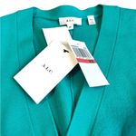 ALC Frank NWT A.L.C. Knit Nate Button down puff sleeve dress XS Aqua Jade Photo 6