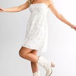 Billabong  Wrangler White Floral Mini Dress Photo 1