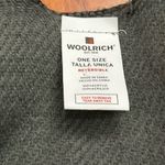 Woolrich  Black & Gray Soft Poncho Fringe Wrap One Size Photo 4