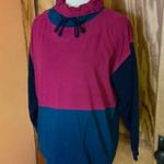 Vtg 80s Paris sport club turtleneck multicolor shirt Size M Photo 5