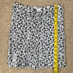 Good American  Always Fits‎ Textured Leopard Print Mini Skirt Size S/M Blue Black Photo 2