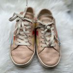 Soludos  Blush Pink Rainbow Wave Sunshine Embroidered Sneakers Size 9 Photo 4