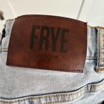 Frye  wide leg crop denim jeans light wash size 28 stretch casual comfy Photo 2