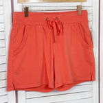Sonoma  Cotton Knit Drawstring Sweat Shorts Coral Orange‎ Small Photo 0