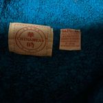 Vtg 80s Blue feminine v neck sweater Size M Photo 1