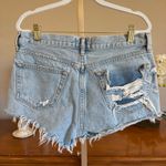AGOLDE  Parker High Rise Denim Shorts Size 28 Distressed Cutoff – Made in Turkey Photo 1