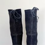 Stuart Weitzman  • Highland Boot over the knee thigh high black suede heeled Photo 12