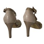 Anne Klein Ann AK Klein Flex Women Tan Sandals Pump Heels 3.75" Size 9.5M Photo 6