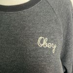 Obey N89 Gray Sweatshirt Size Small Photo 1
