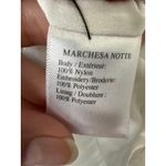 Marchesa Notte Off Shoulder Floral Lace Tiered Dress Size 4 Black Photo 11