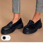 Lulus Black loafers Photo 0